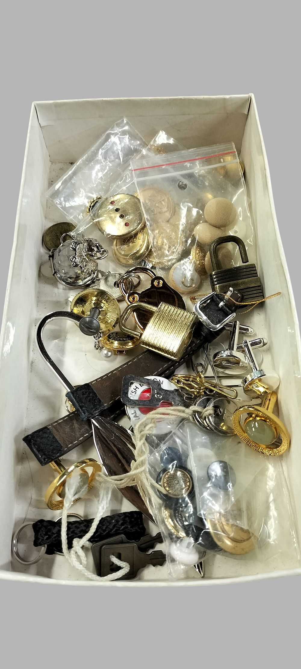 Lot 452: A Collection of Vintage and Modern Costume Jewellery, Buttons, and Miscellaneous Accessories