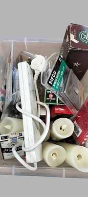An Assortment of Household Sundries and Electrical Accessories including Pifco and Dunlop Brands