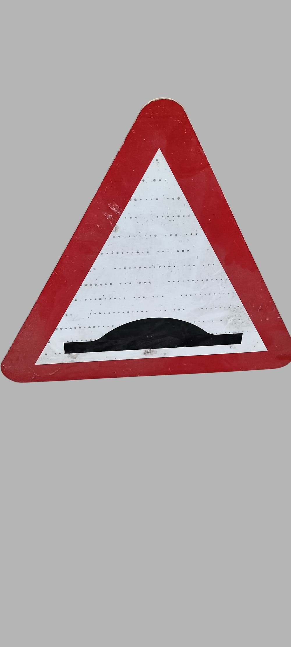 Lot 178: A Decommissioned UK Aluminium Road Hump Warning Sign