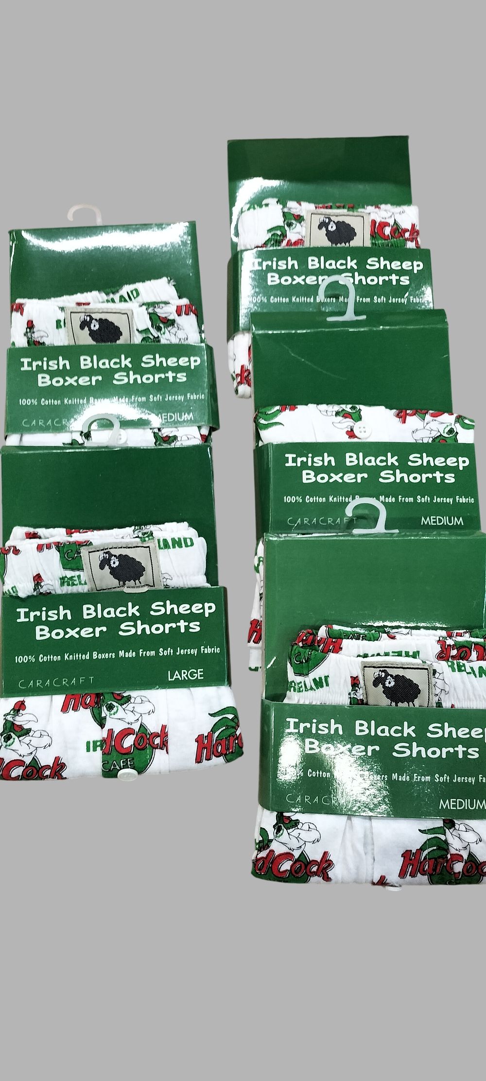 Lot 210: A Collection of Caracraft Irish Black Sheep Novelty Boxer Shorts