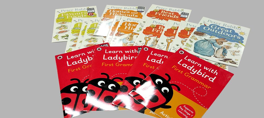 Lot 212: A Collection of Peter Rabbit and Learn with Ladybird Childrens Activity and Educational Books