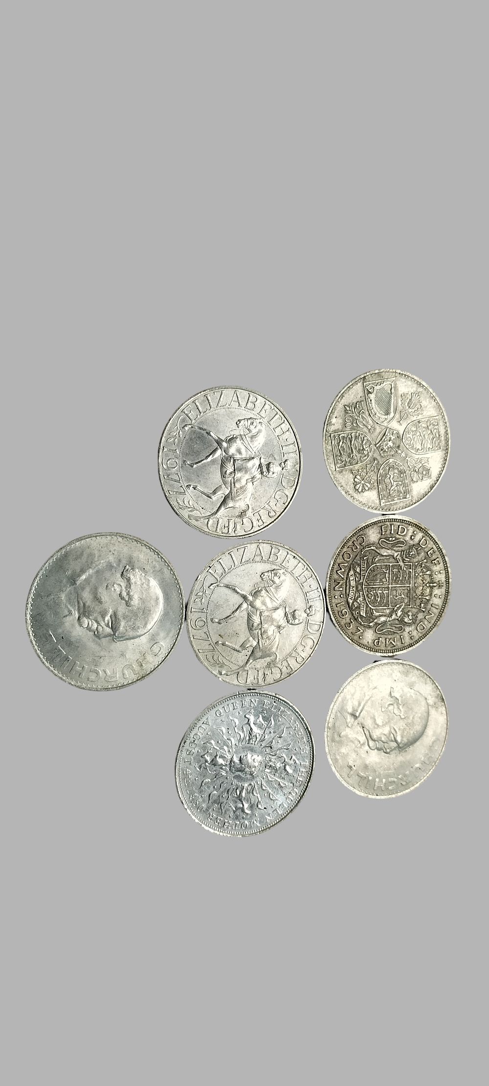 Lot 226: A Collection of UK Commemorative Crowns Including 1937 Silver George VI