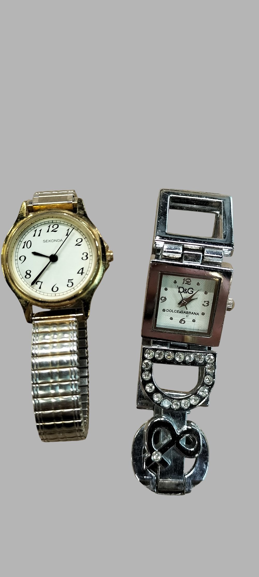 Lot 233: Two Ladies Wristwatches Comprising a Dolce and Gabbana Fashion Watch and a Sekonda Dress Watch