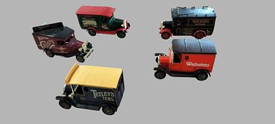 A Group of Five Lledo Days Gone and Promotional Model Delivery Vehicles