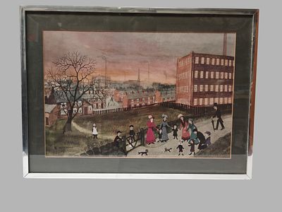 Helen Layfield Bradley, Spring Walk, Colour Print