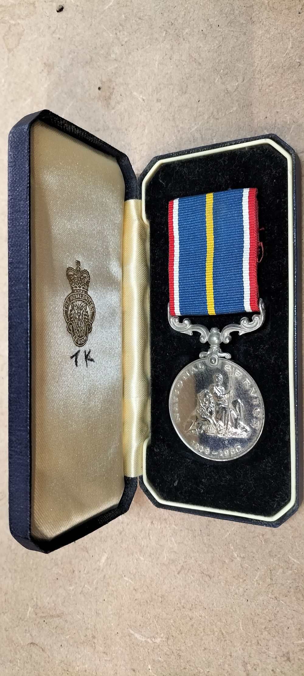 Lot 279: Award Productions British National Service Commemorative Medal 1939-1960 and Case