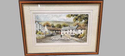 Anita Hall, The Buck Inn, Buckden, Limited Edition Print 283/350
