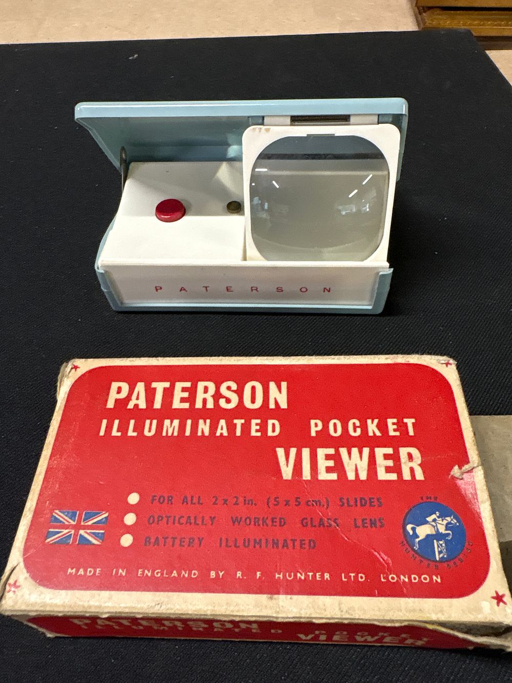 Lot 356: Paterson Illuminated Pocket Slide Viewer with Original Box