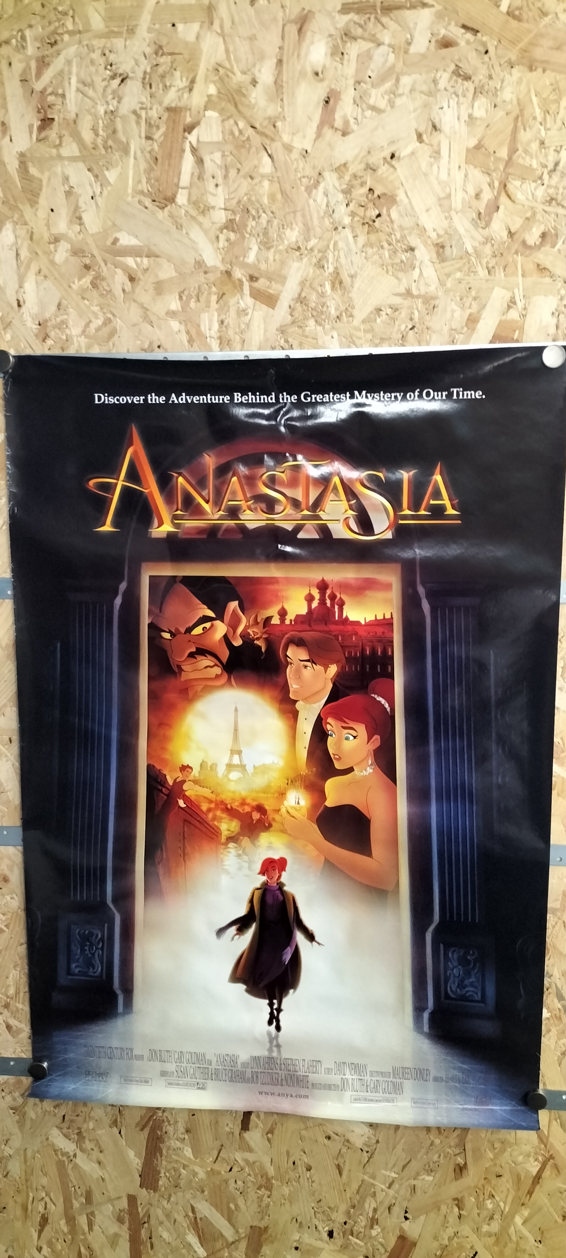 Anastasia 1997 Original Theatrical Folded Movie Poster