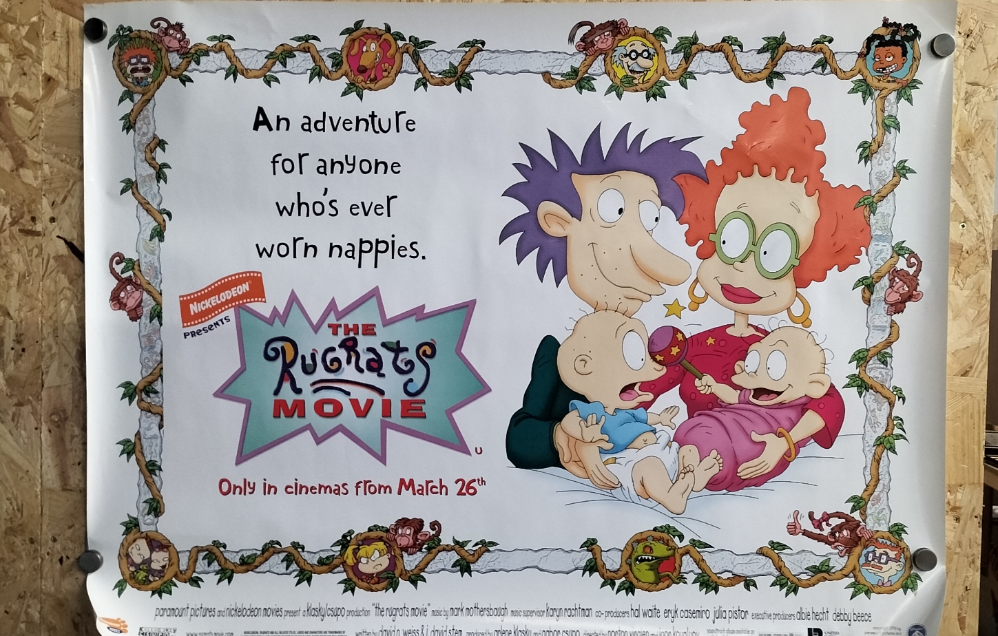 Original United Kingdom Theatrical Movie Poster for The Rugrats Movie 1999