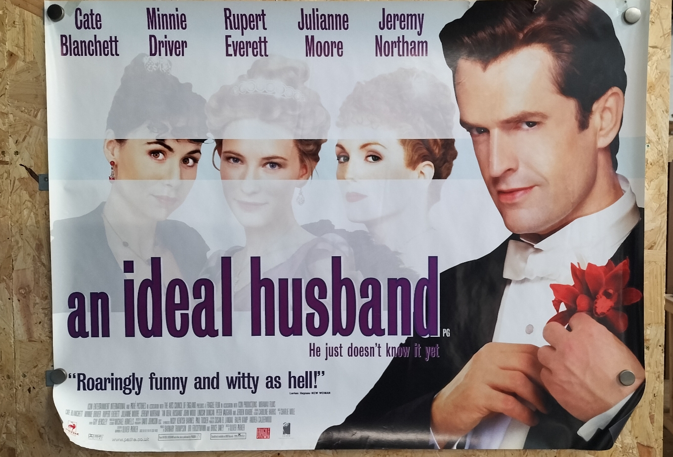 An Ideal Husband 1999 Original UK Quad Movie Poster