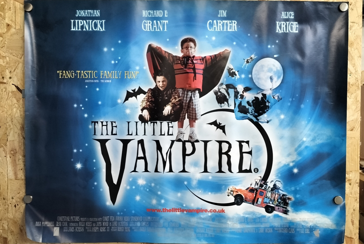 The Little Vampire 2000 Original UK Quad Cinema Poster Cometstone Pictures