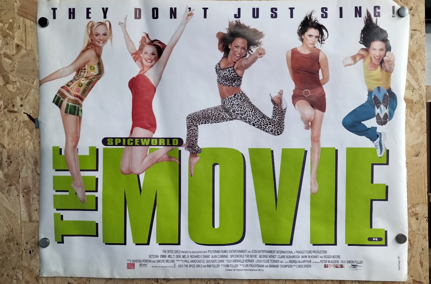 Original Spiceworld The Movie Cinema Poster Empire Design 1997