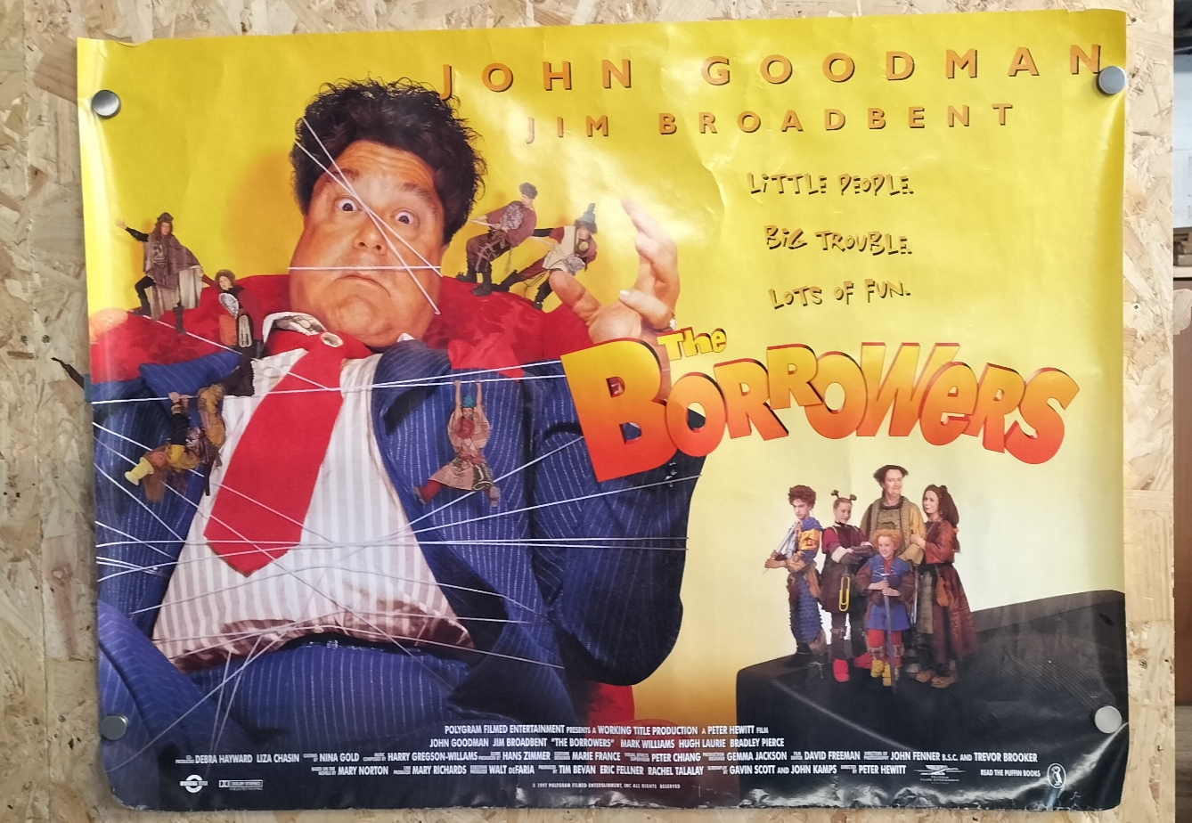 An original Polygram Filmed Entertainment film poster for The Borrowers