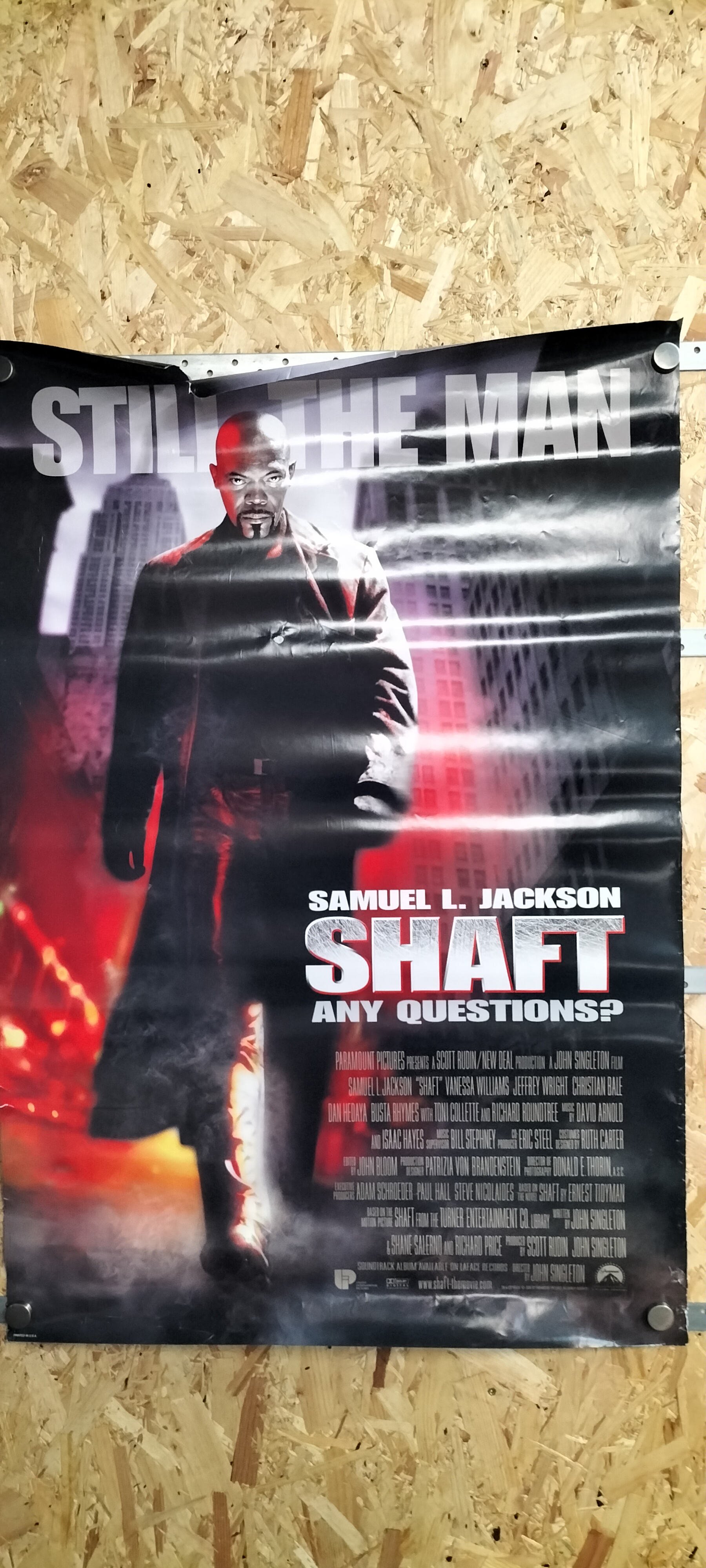 Shaft (2000) Original One Sheet Movie Poster