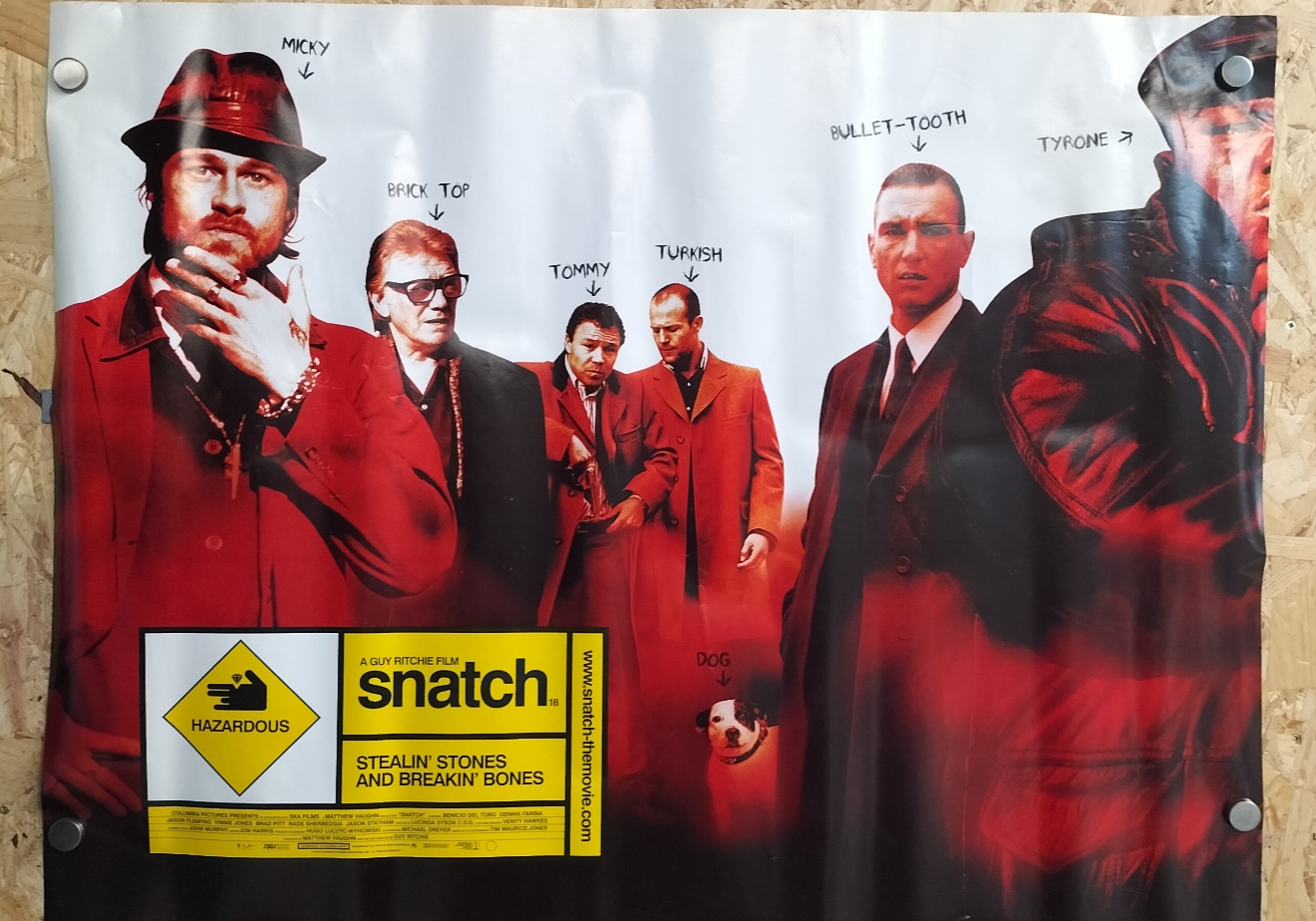 Snatch (2000) Original UK Quad Cinema Poster