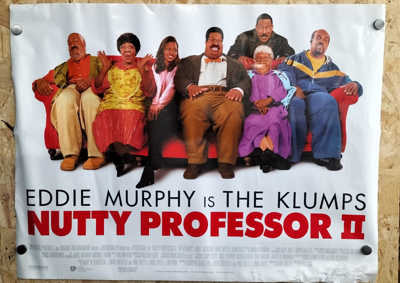 Original Universal Pictures Theatrical Poster for Nutty Professor II The Klumps 2000