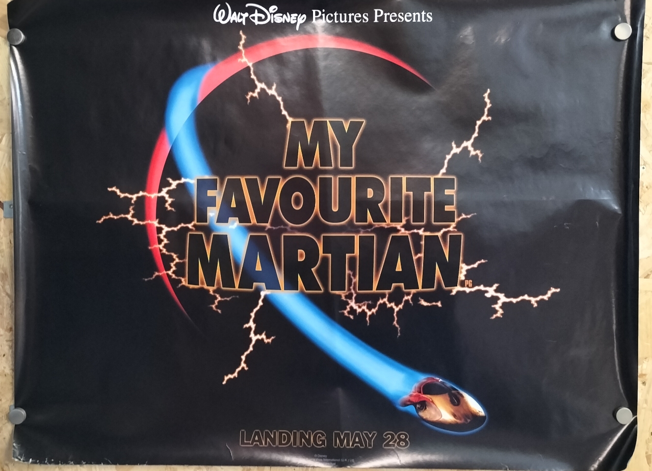 Original Walt Disney Pictures My Favourite Martian UK Quad Teaser Movie Poster