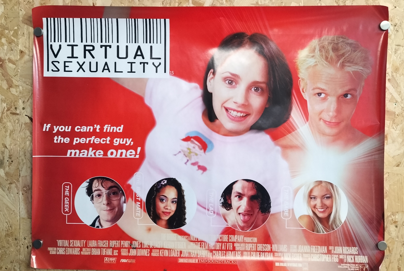 Virtual Sexuality 1999 Original UK Cinema Quad Poster