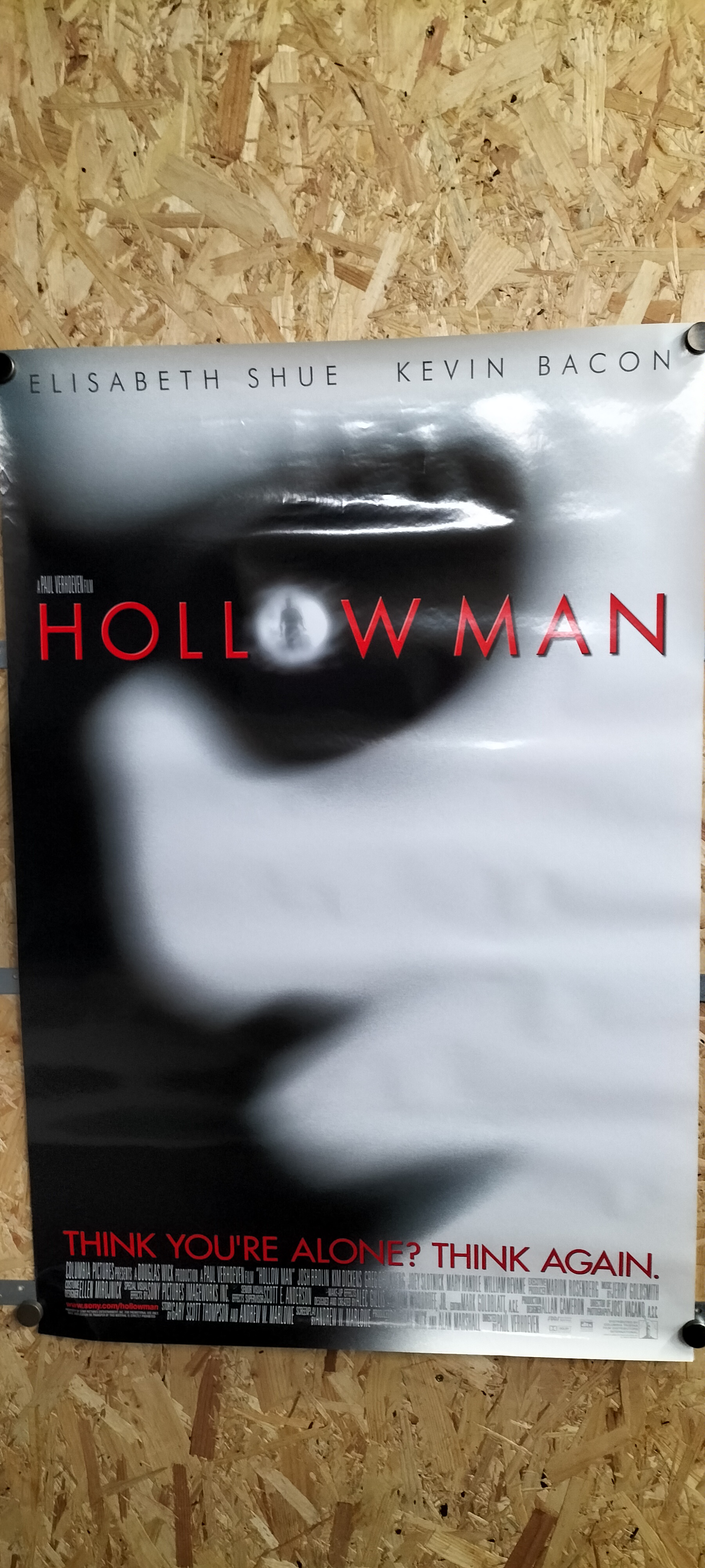 An Original One-Sheet Cinema Poster for the 2000 Film Hollow Man Directed by Paul Verhoeven