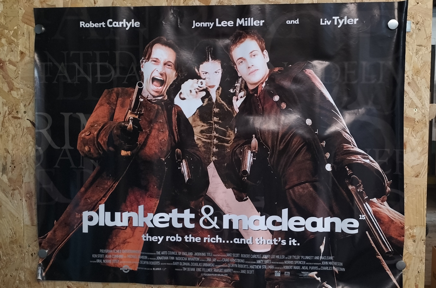 Plunkett and Macleane 1999 Original UK Quad Theatrical Movie Poster
