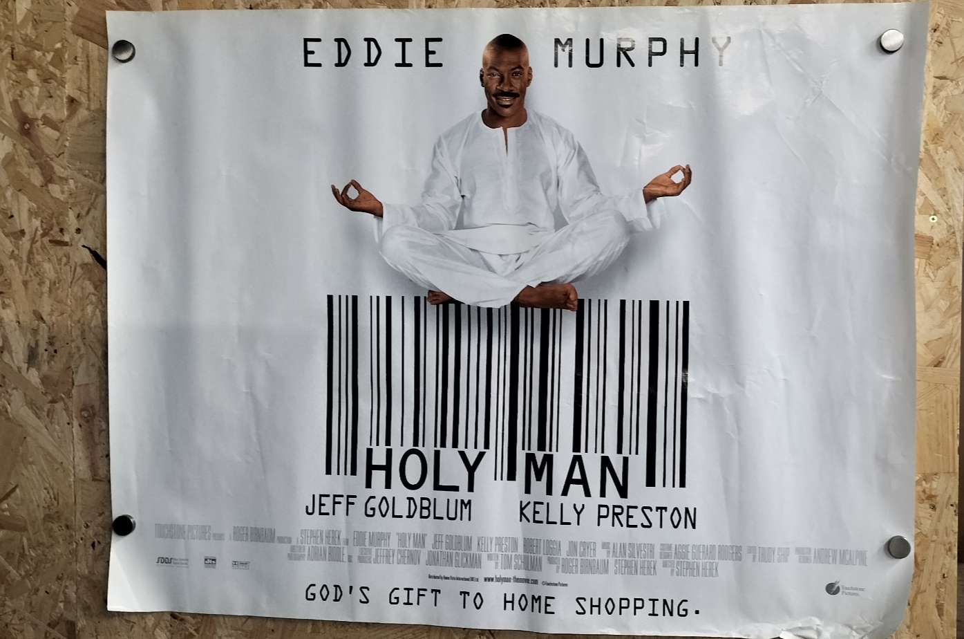 Original UK Quad Theatrical Movie Poster for Holy Man, 1998