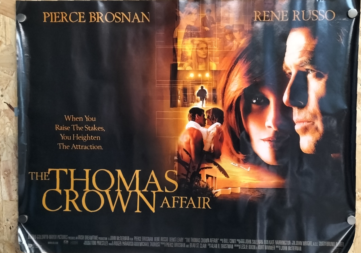 An Original Theatrical International Movie Poster for The Thomas Crown Affair 1999