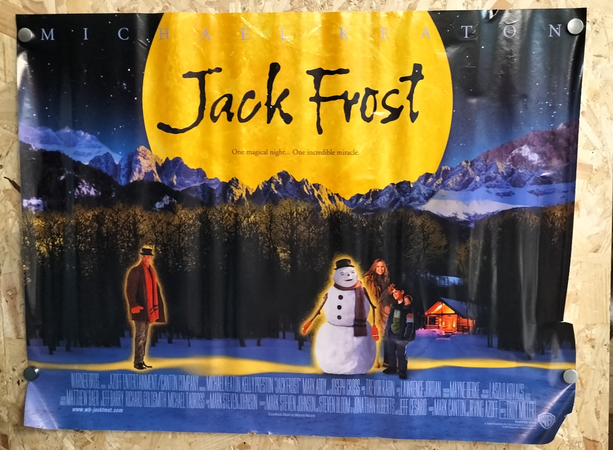 Jack Frost (1998) Original British Quad Cinema Poster Starring Michael Keaton