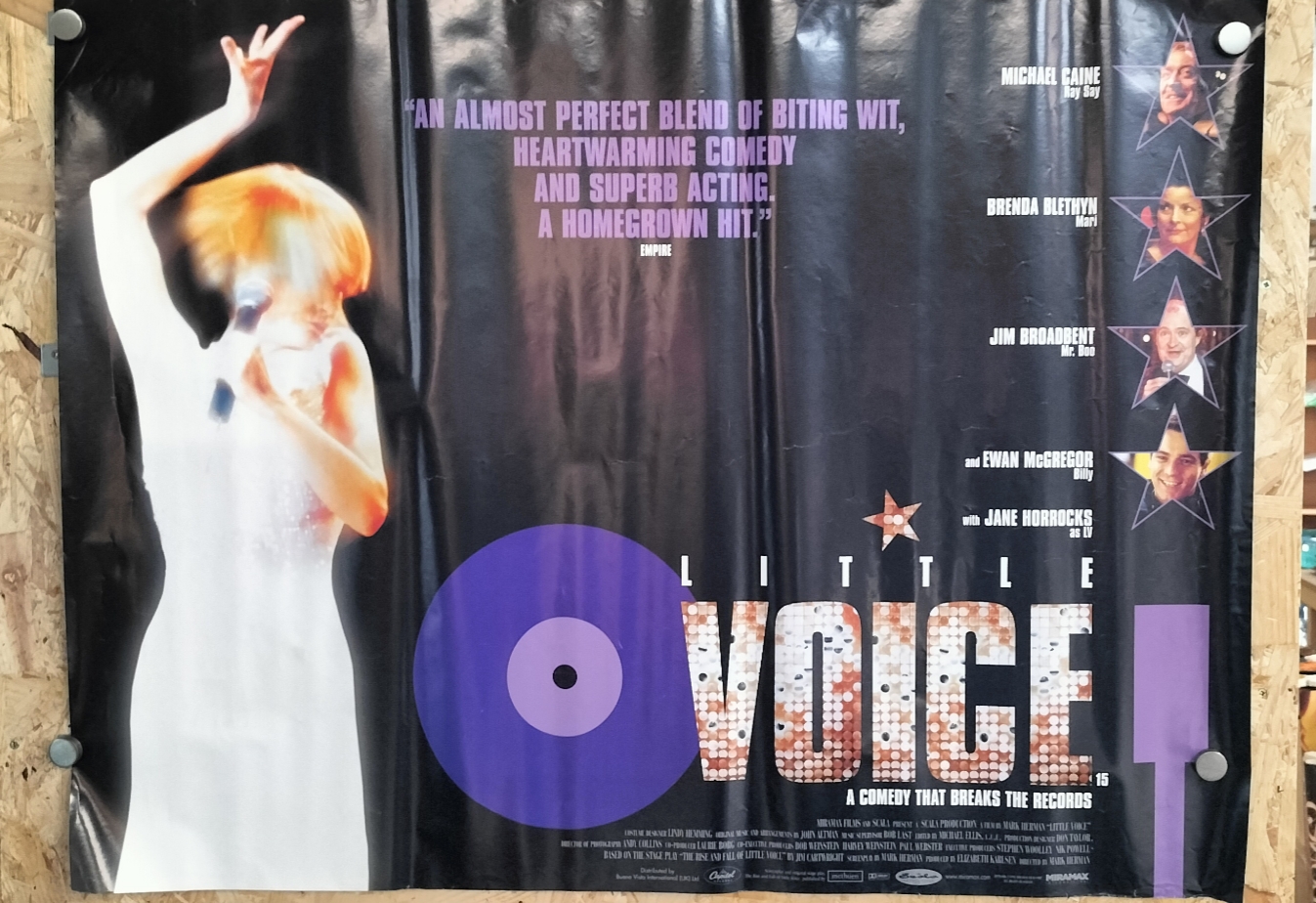 A 1998 Miramax Films Little Voice British Cinema Quad Poster
