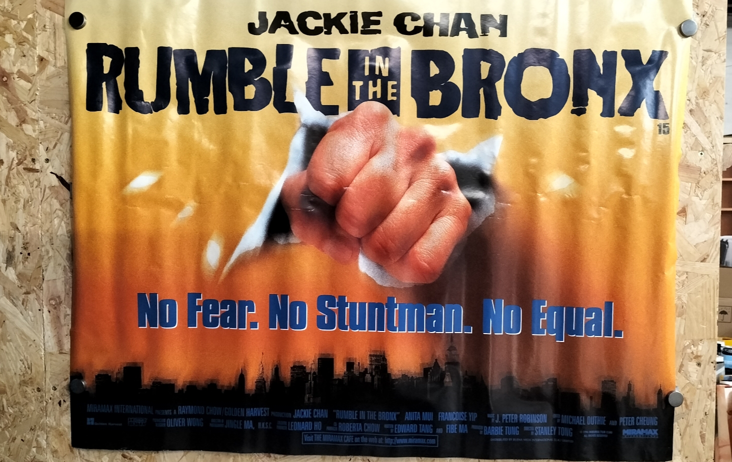 A Miramax International Rumble in the Bronx Original UK Quad Movie Poster, 76 x 101 cm