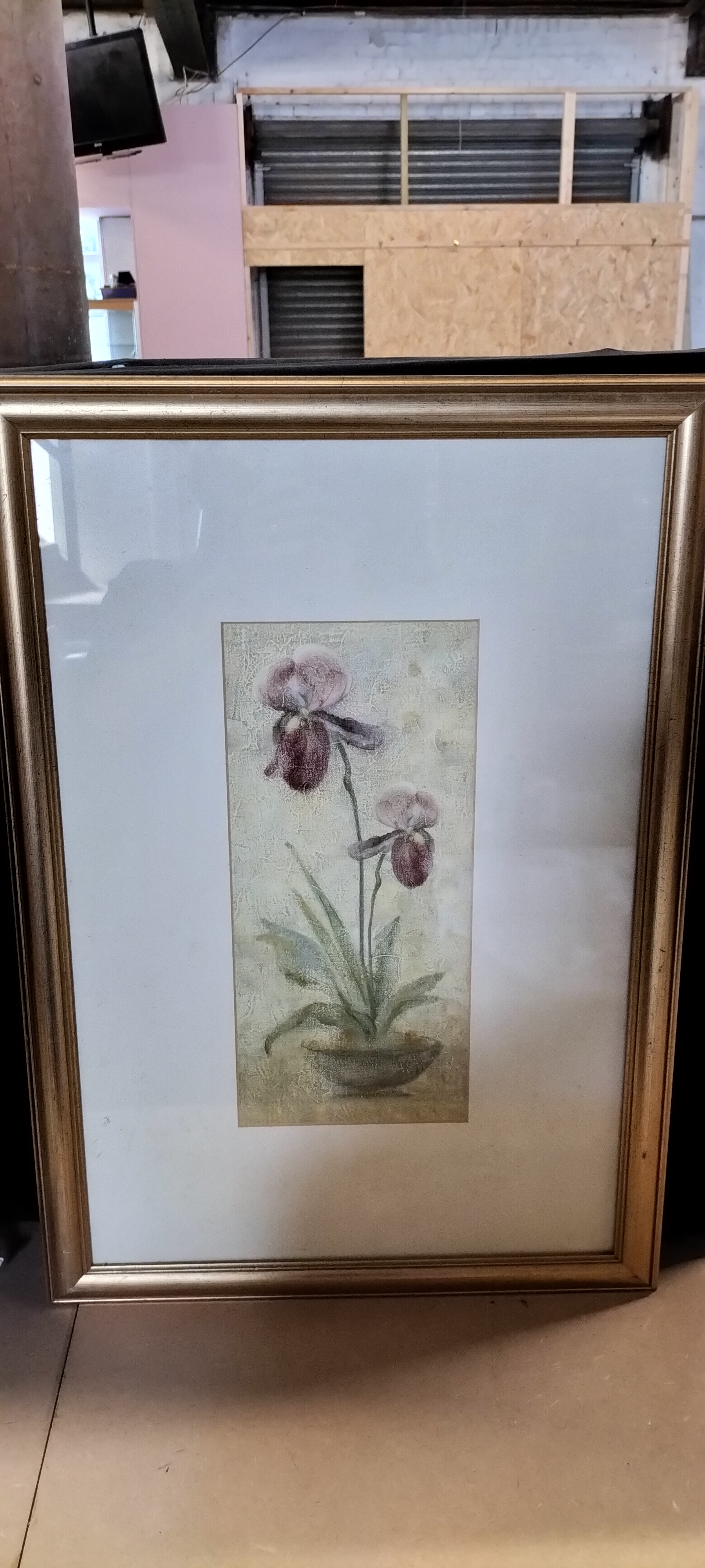 A Framed Art Marketing Ltd 'Purple Orchid' Print