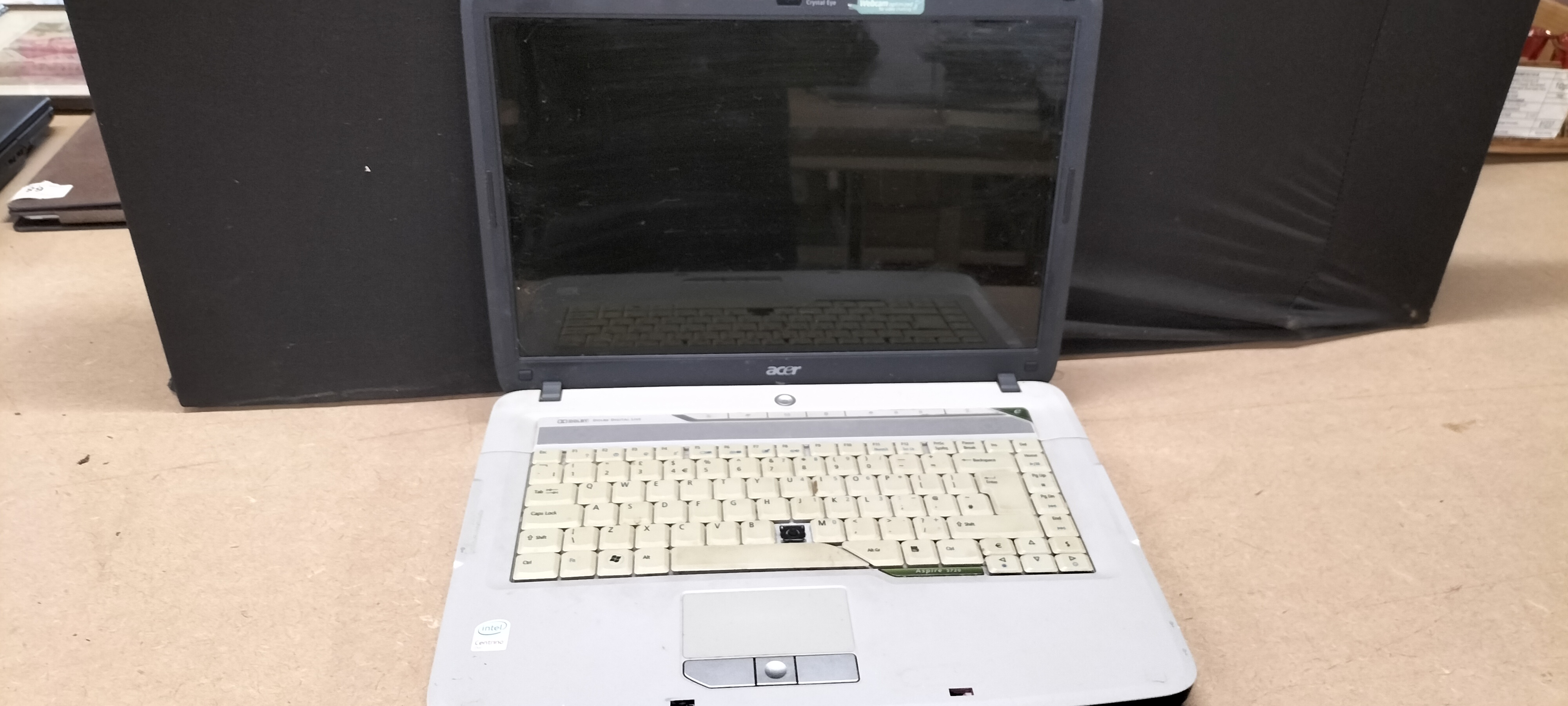 An Acer Aspire 5720 Series Laptop, Intel Centrino Duo, Model ICL50