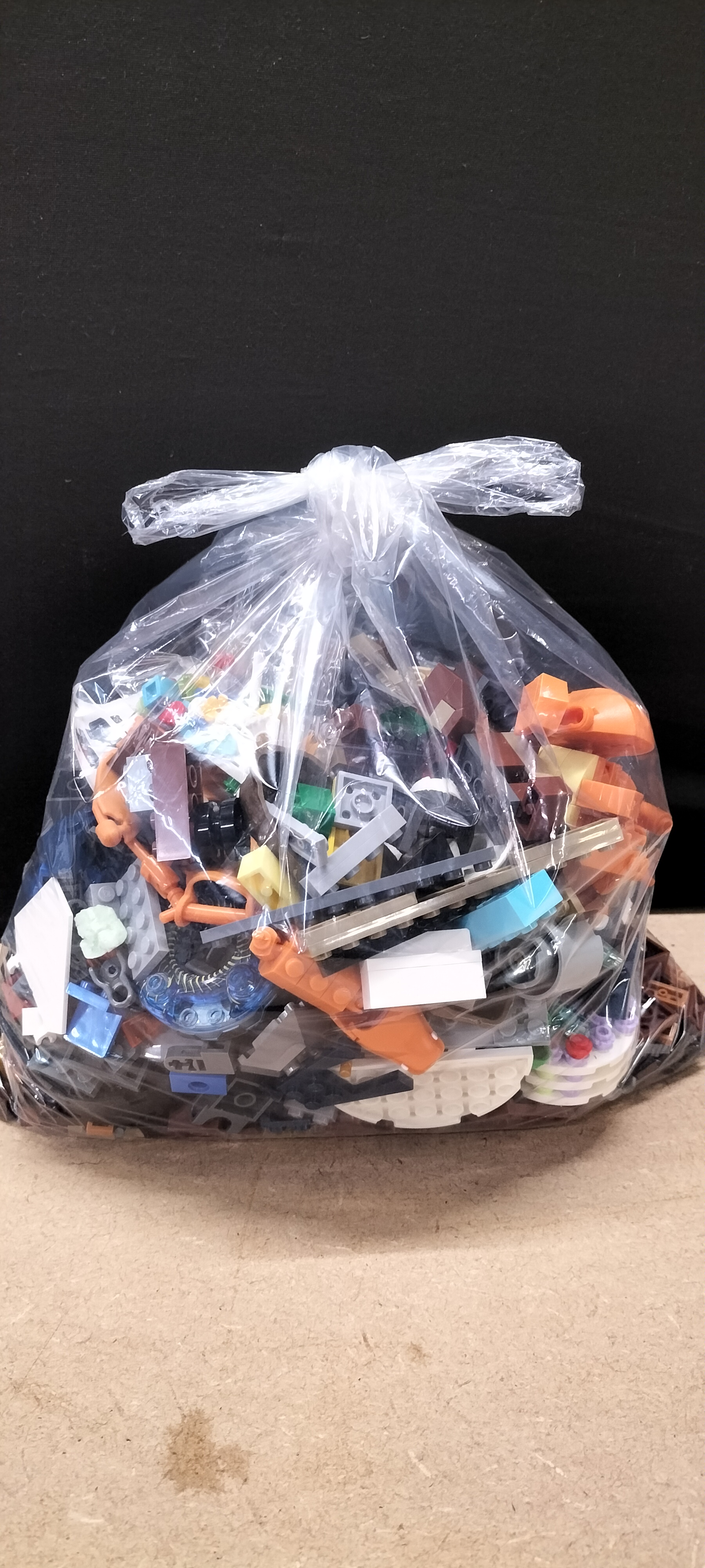 A 1KG  Assortment of Mixed Plastic Building Bricks and Pokémon Style Character Figures