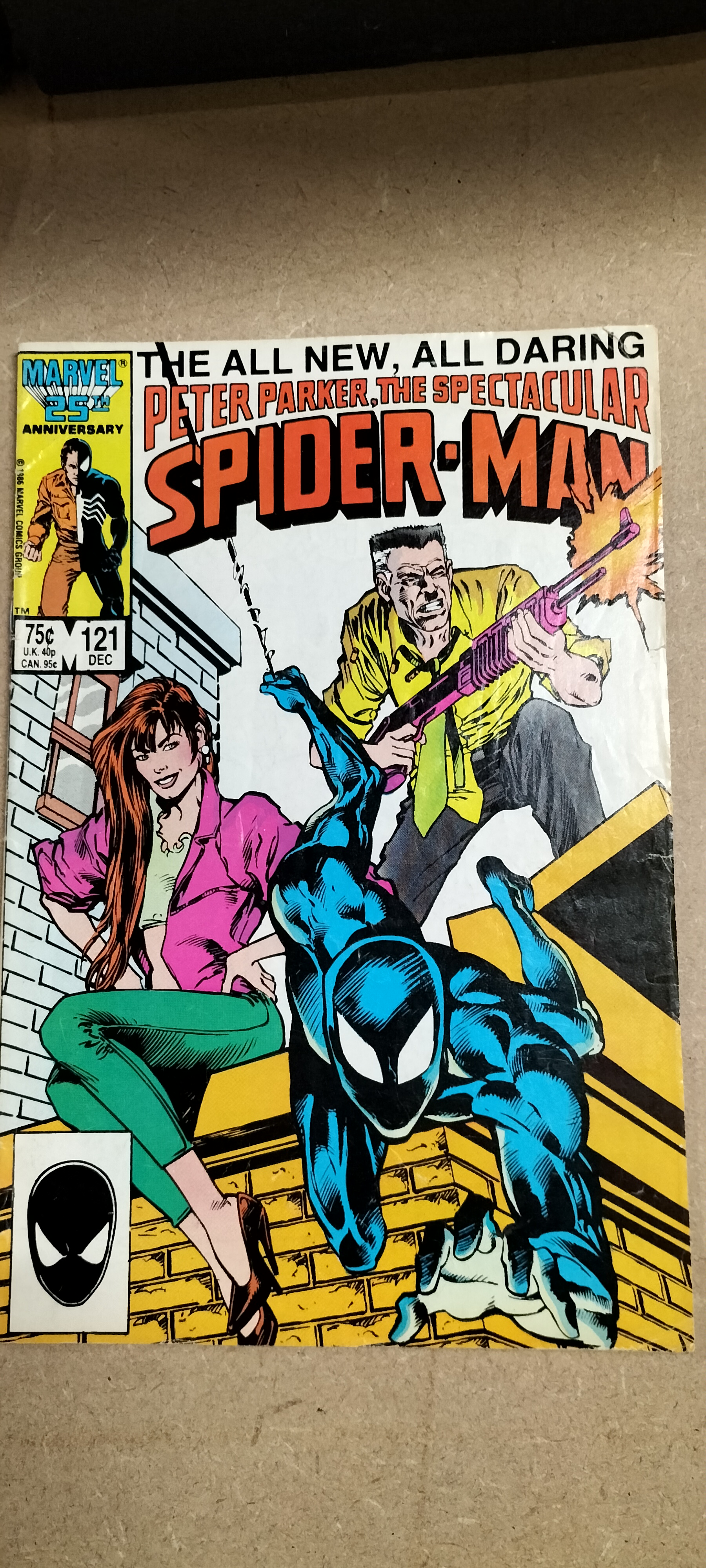 A Marvel Comics Peter Parker The Spectacular Spider-Man Comic Book, 121