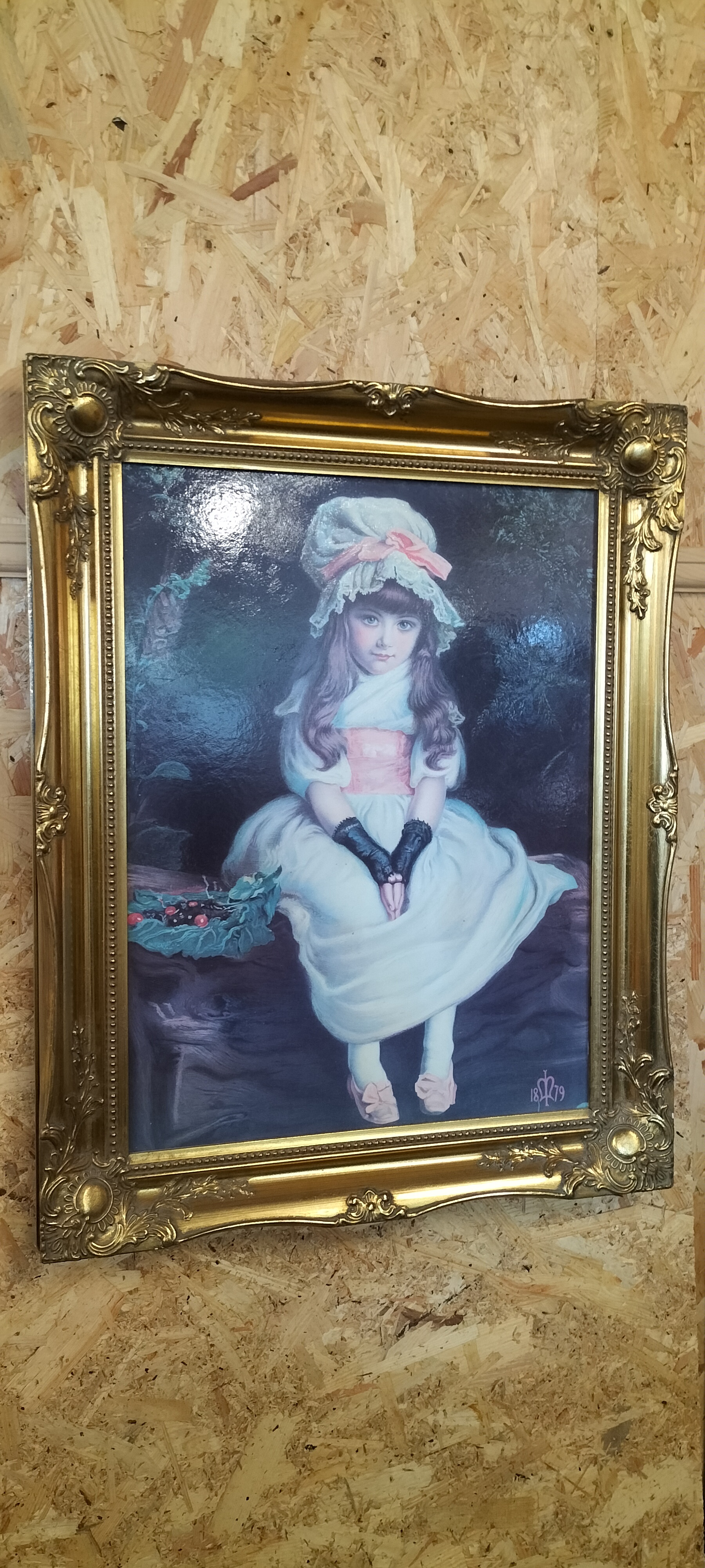 A John Everett Millais 'Cherry Ripe' Framed Print (1879)