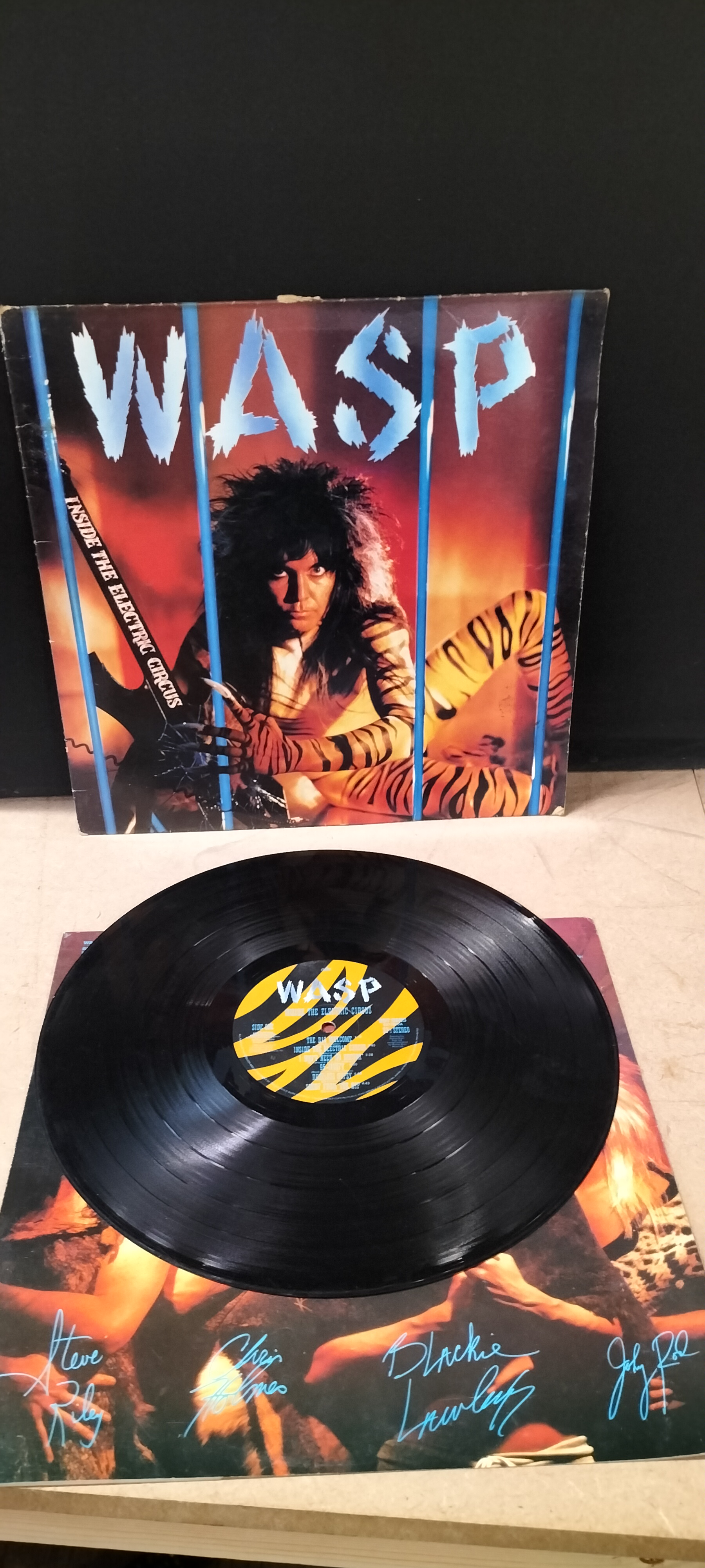 A 1986 W.A.S.P. Inside the Electric Circus Vinyl LP, EST 2025