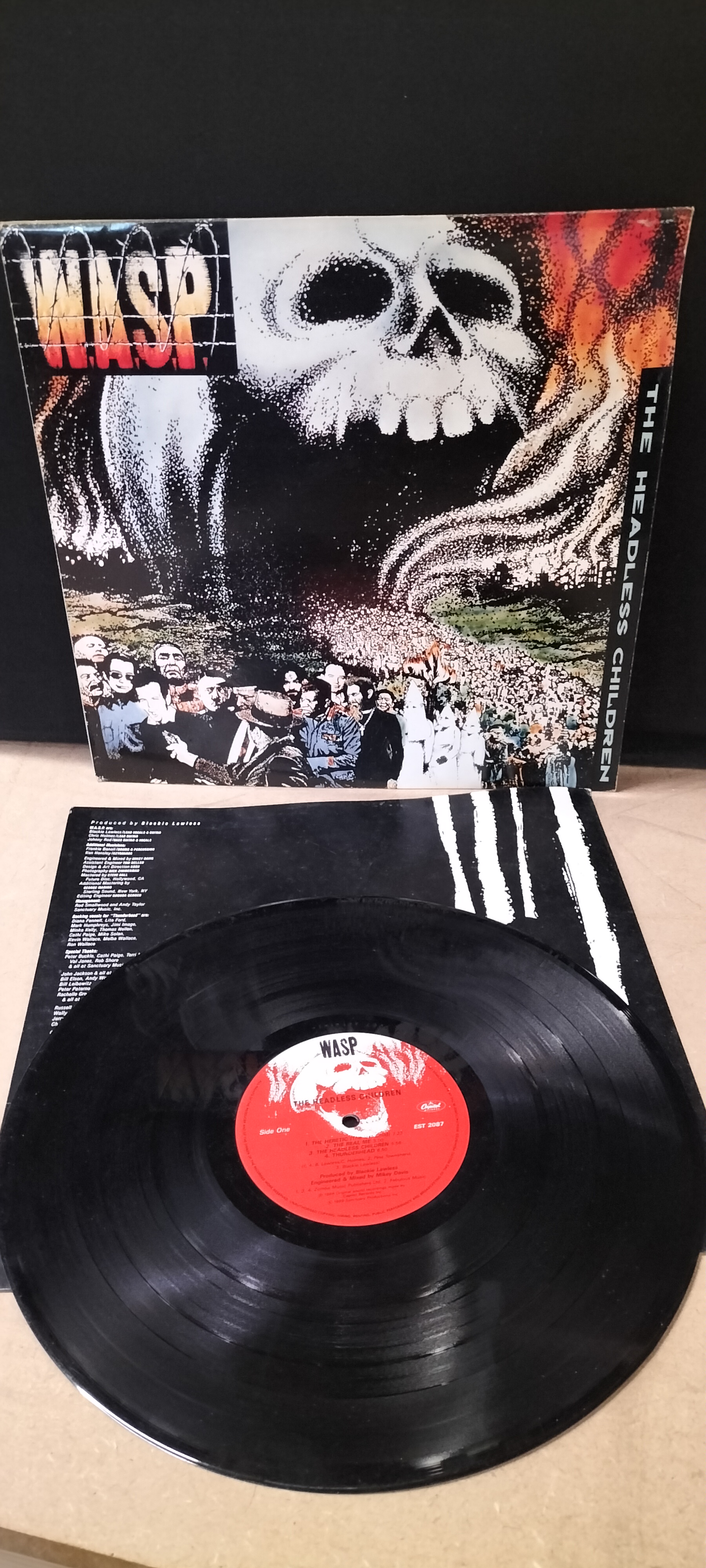 A W.A.S.P. The Headless Children Vinyl LP Album, EST 2087