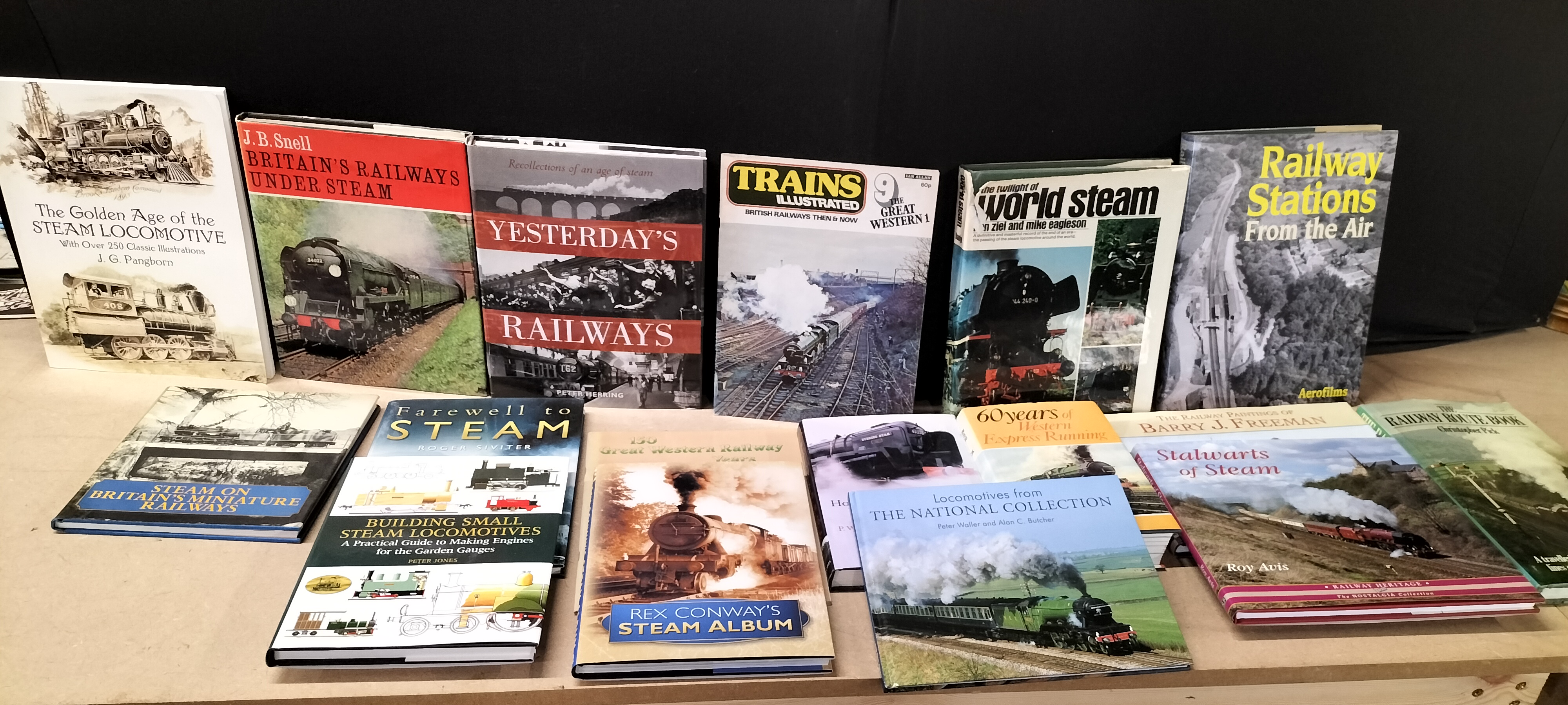A Collection of Paper and Card Railway Themed Books and Magazines