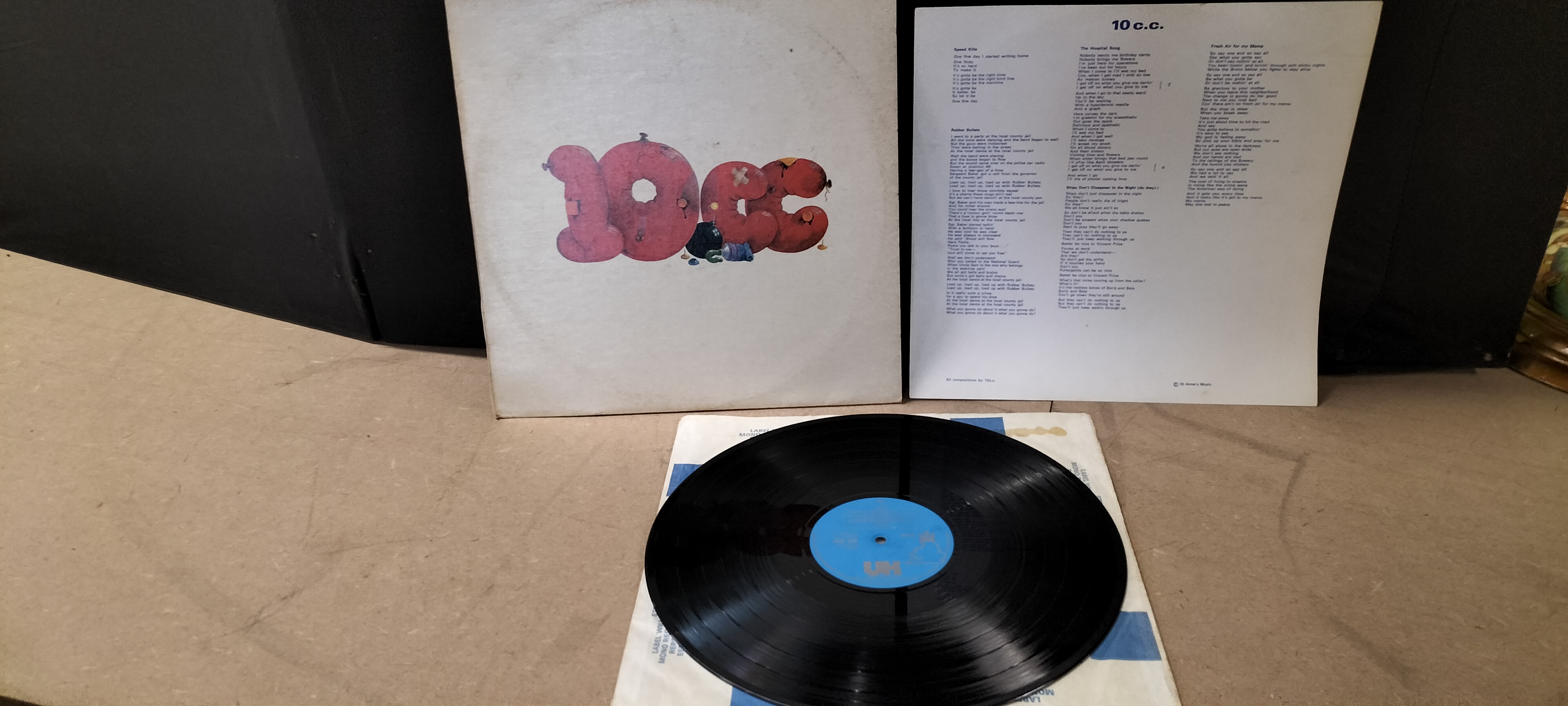 A 1973 First UK Pressing 10cc Vinyl LP Album, UKAL 1005