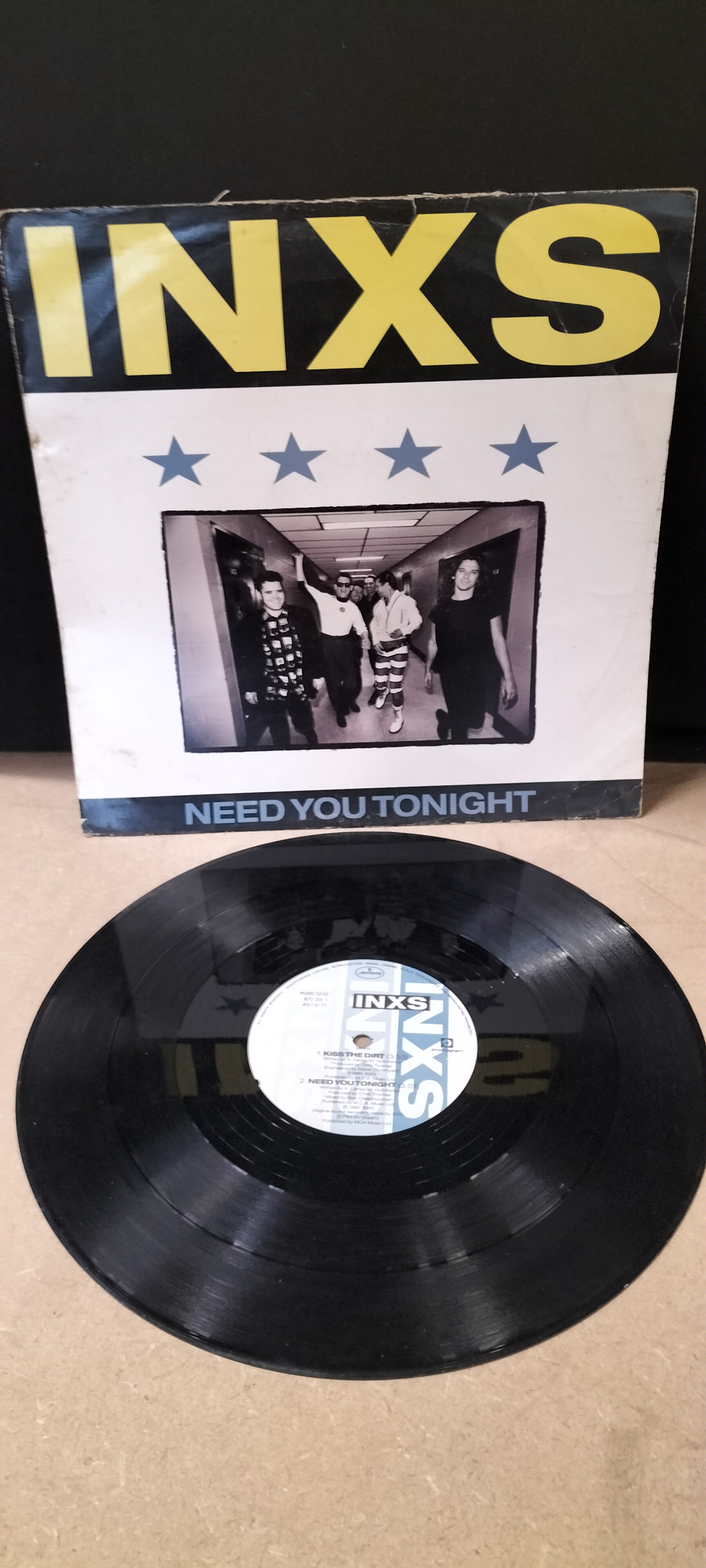A 12-inch Vinyl Single by INXS, Need You Tonight, INXS 1212, 872 215-1