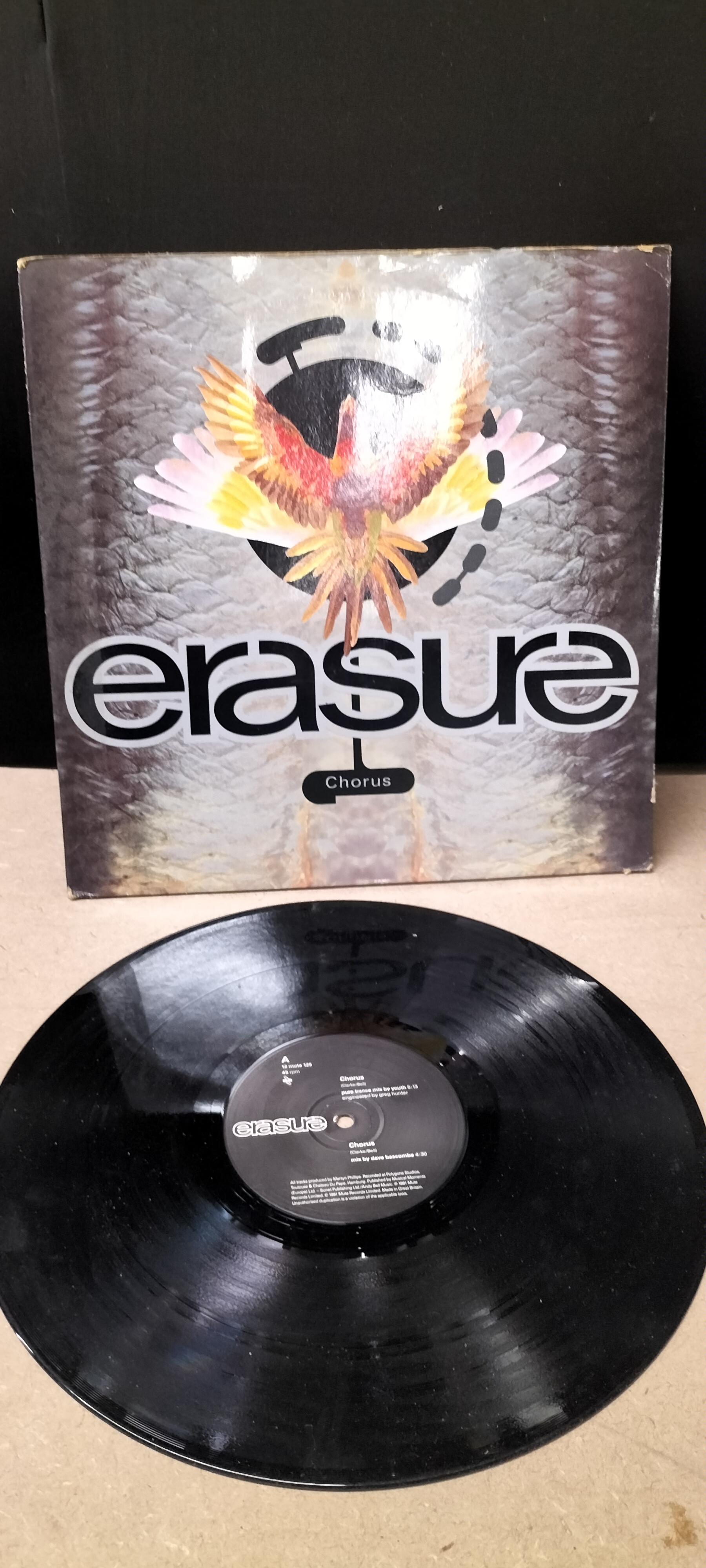 A 12 Inch Erasure Chorus Vinyl Single, 12 Mute 125
