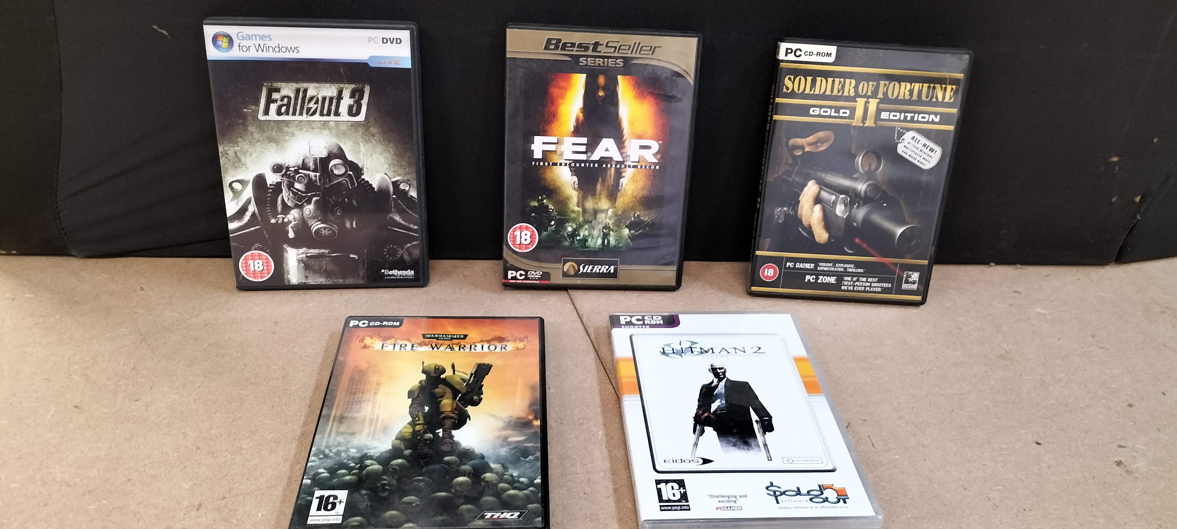 5x PC Video Games by Bethesda, Sierra, Activision, THQ, and Eidos