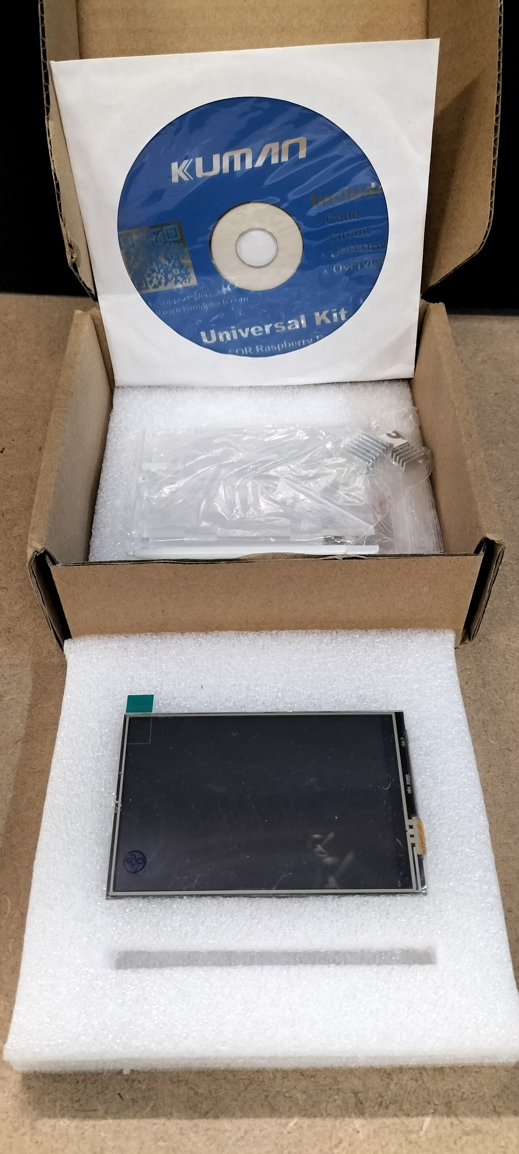 A New Kuman 3.5 inch RPi Display Kit 480x320 Pixel, X000JDUI8Z