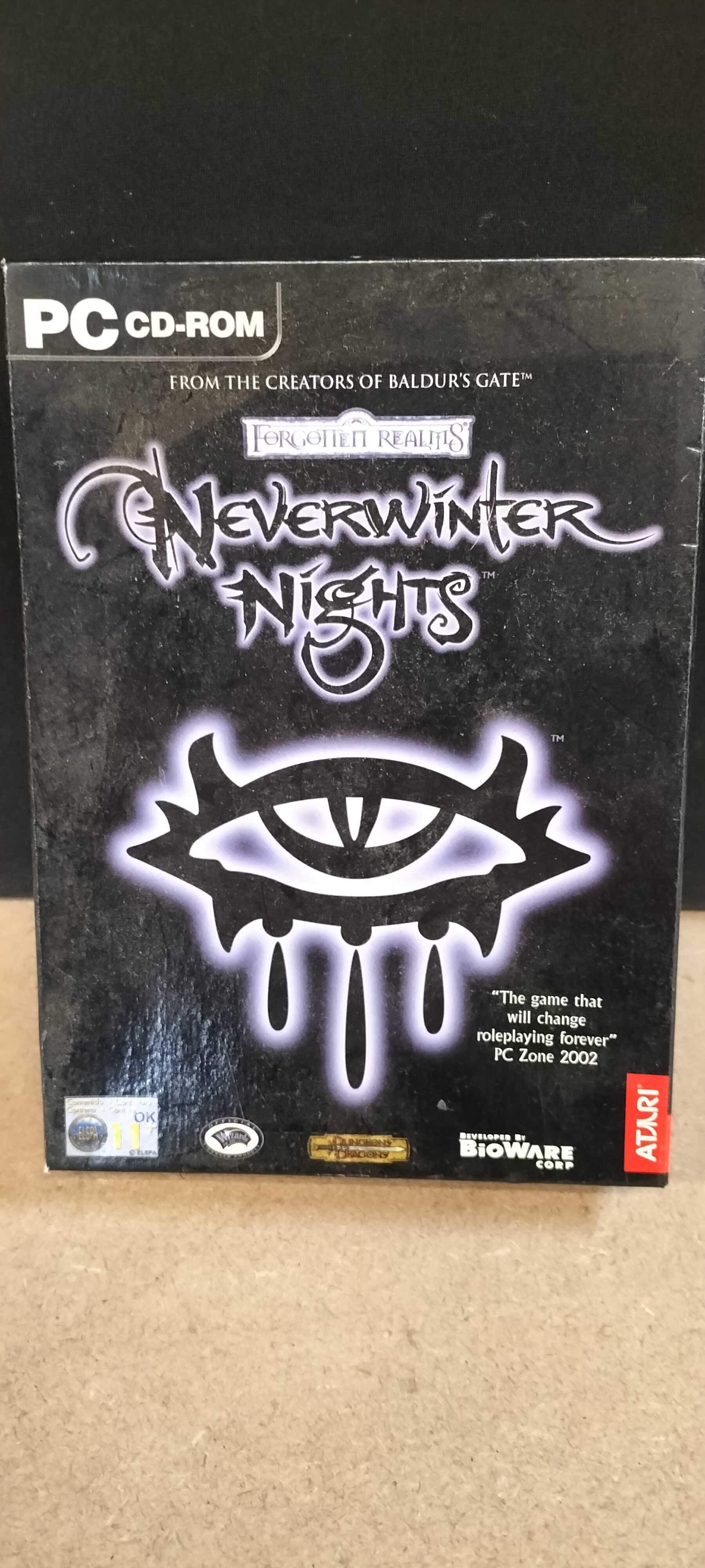 A Vintage BioWare Neverwinter Nights Big Box PC CD-ROM Game NWNPCGB/A2