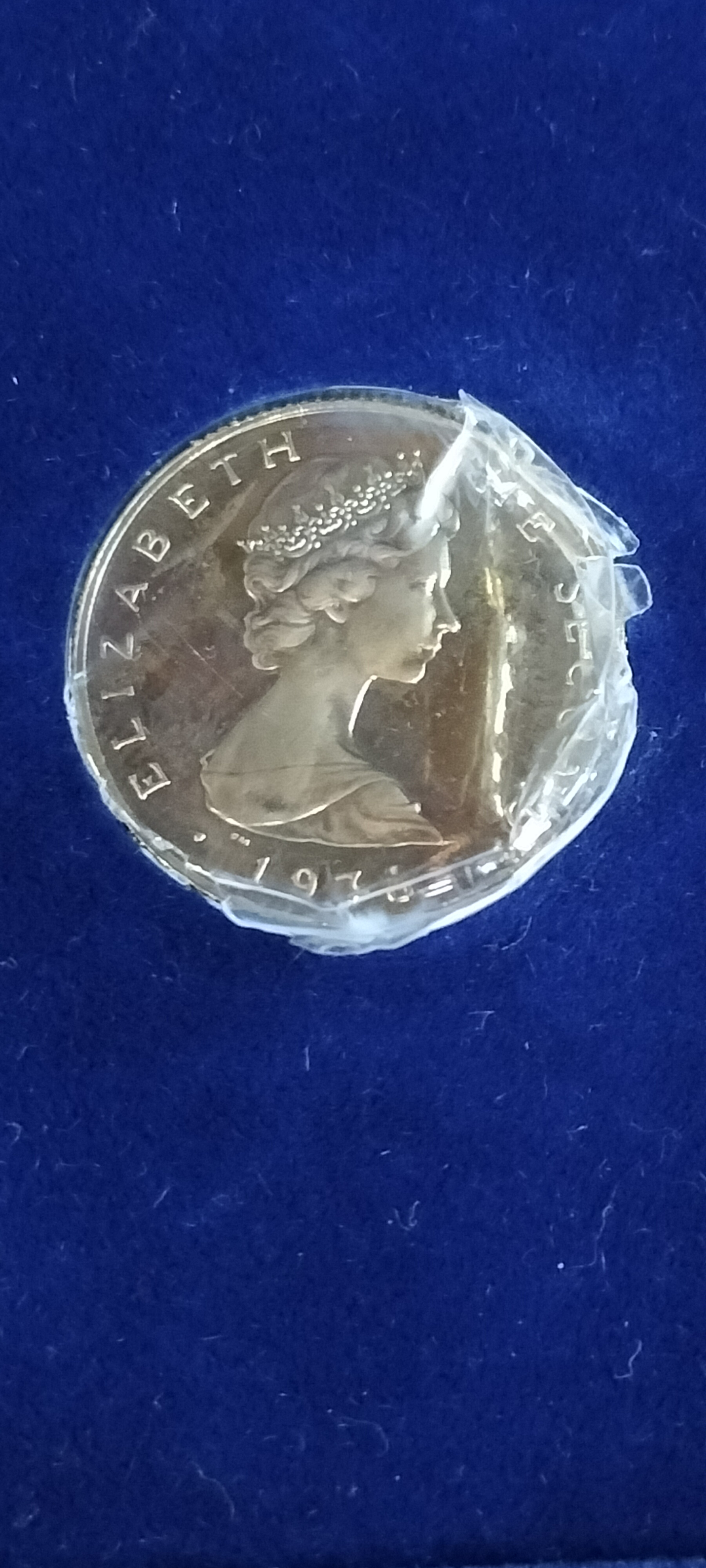 1 1978 White Metal Isle of Man One Pound Coin