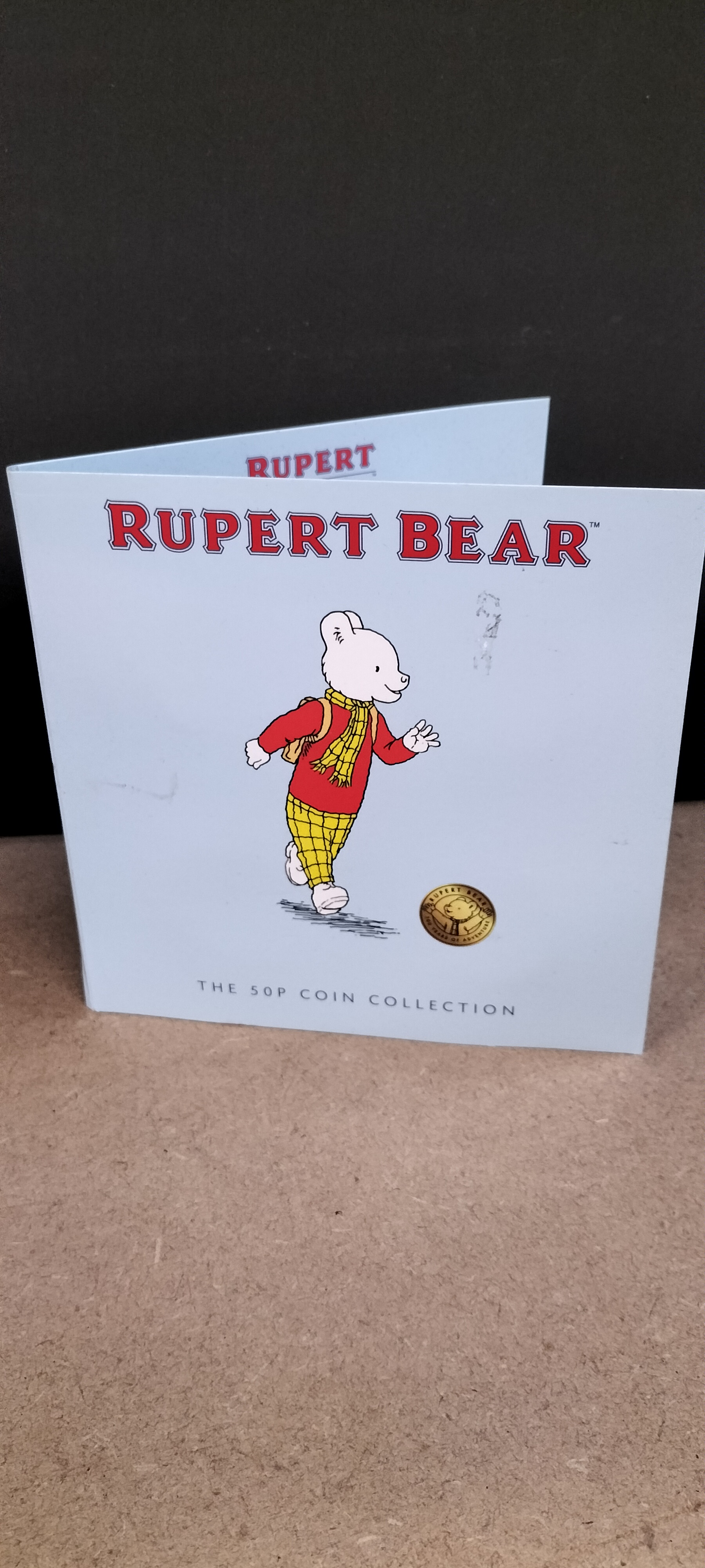 A Collection of 5 Isle of Man 2020 Rupert Bear Cupro-Nickel 50p Coins