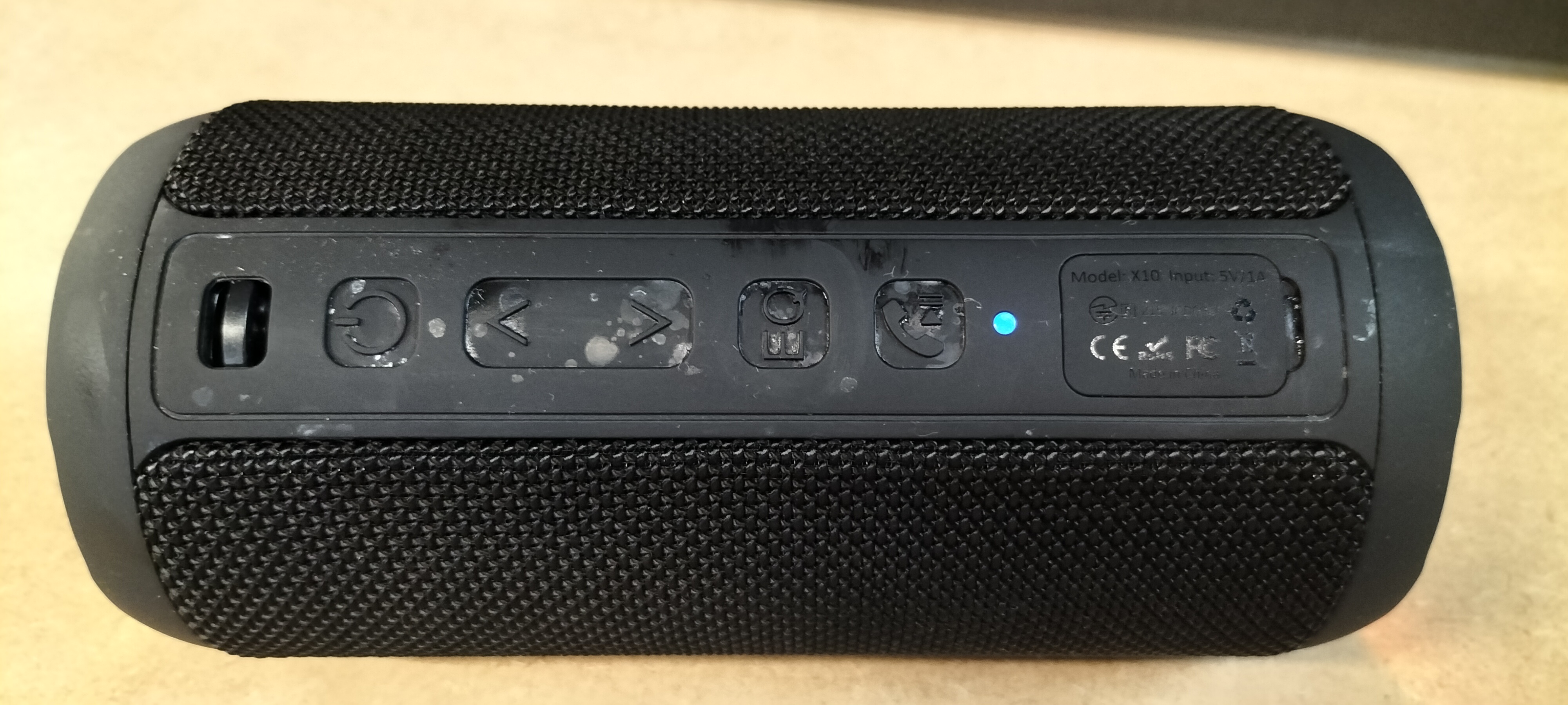 An Ortizan Model X10 Portable Wireless Bluetooth Speaker