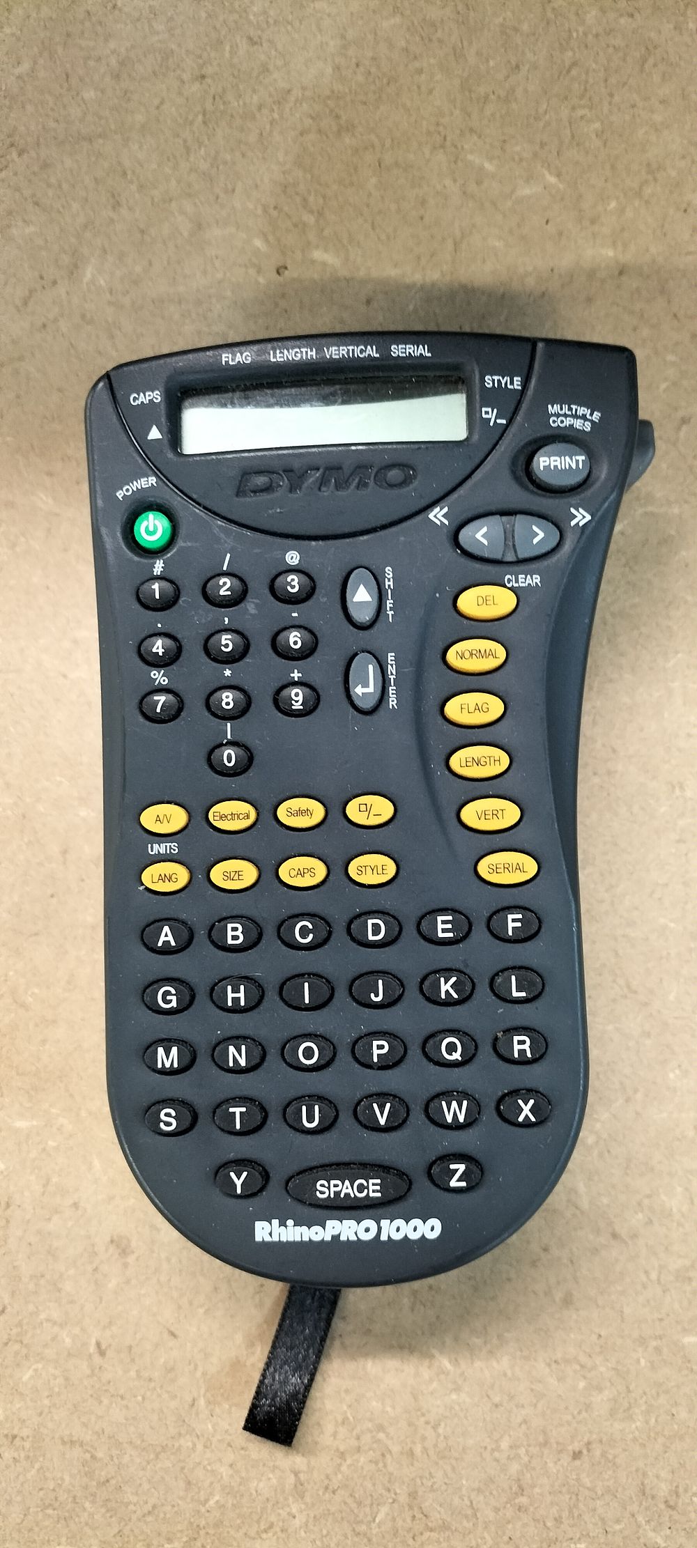 Lot 385: A DYMO Plastic Industrial Handheld Label Maker, RhinoPRO 1000