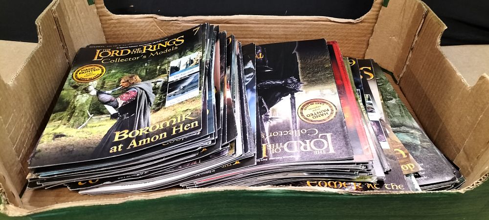 Lot 151: A Collection of Eaglemoss Publications The Lord of the Rings Collector's Models Magazines