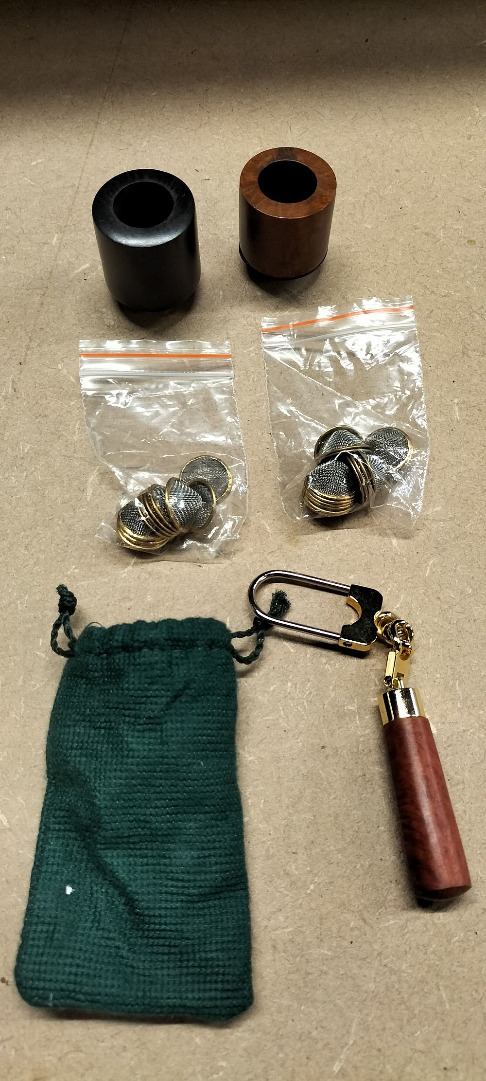Lot 307: An Assortment of Falcon Briar and Metal Pipe Accessories
